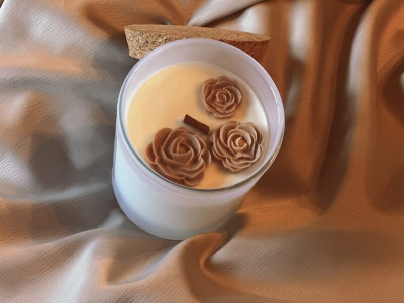 Vela NATURA (3 rosas)