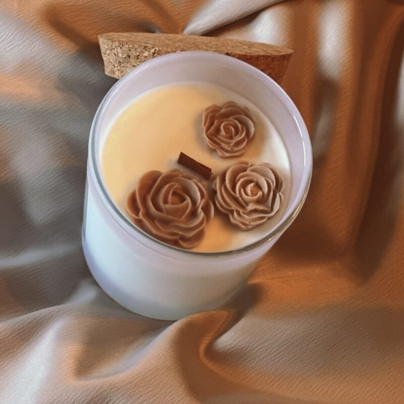 Vela NATURA (3 rosas)
