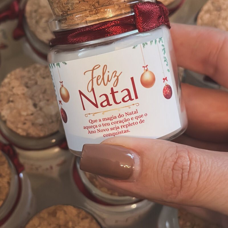 Mini Vela Feliz Natal