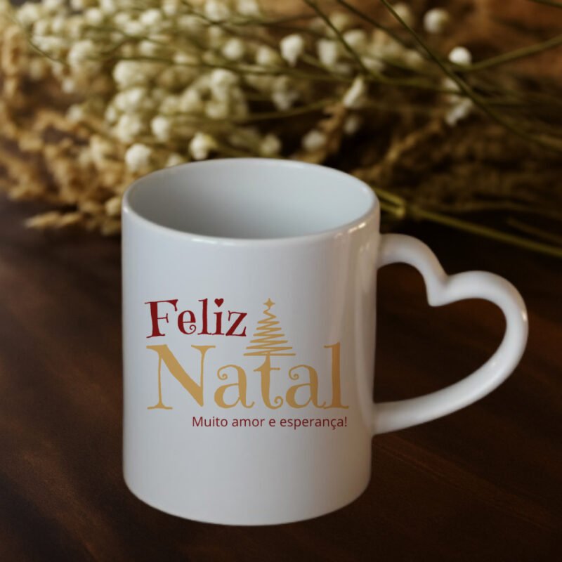 caneca personalizada natal