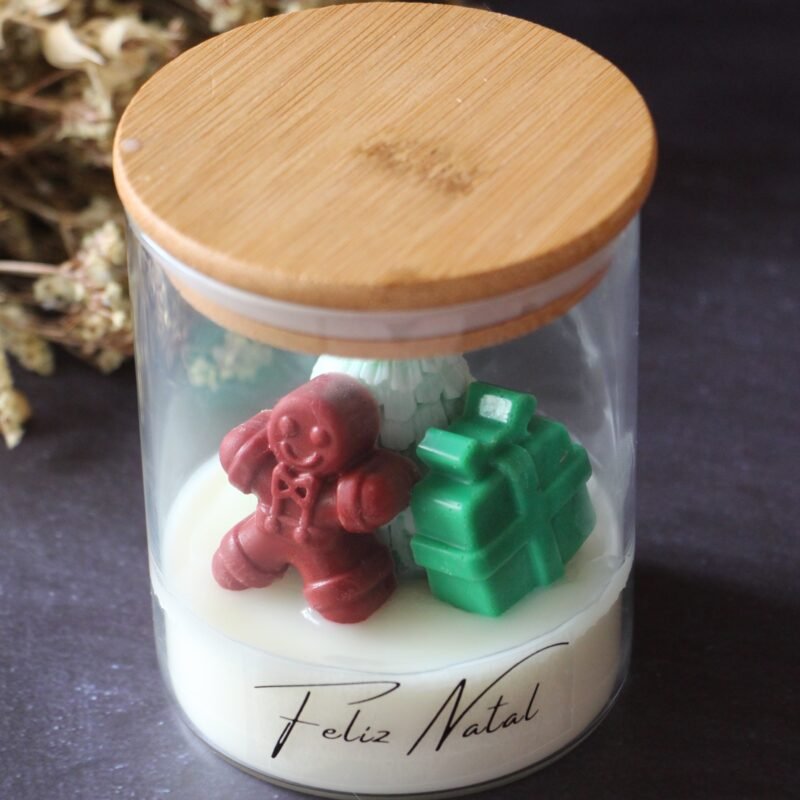 Vela BAMBU (Feliz Natal)