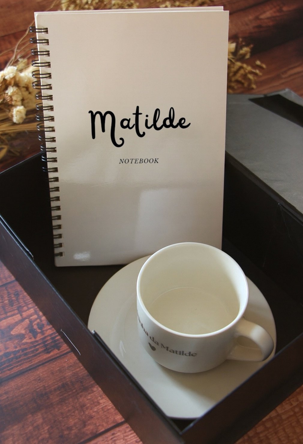 Box - Caderno de Notas + Chávena Personalizada 1 Box - Caderno de Notas + Chávena Personalizada
